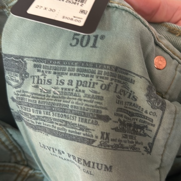 LEVIβs 501 90s Jeans NWT - Picture 13 of 15